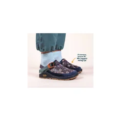 Clogs & Slip-Ons|Chaco Men's Canyon Woven Clog Fade Black & White