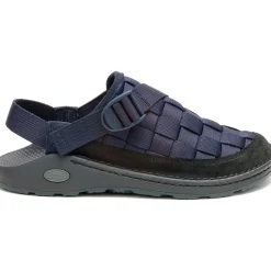 Clogs & Slip-Ons|Chaco Men's Canyon Woven Clog Navy Alloy