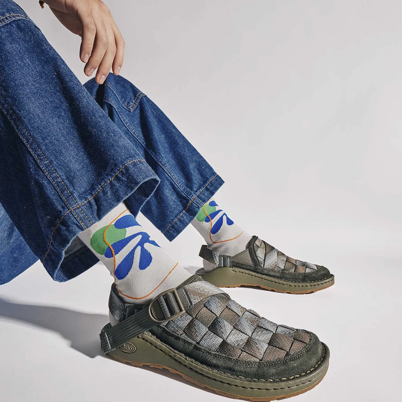 Clogs & Slip-Ons|Chaco Men's Canyon Woven Clog Beluga