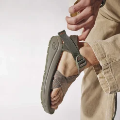 Z/ Adjustable Sandals|Sandals|Chaco Men's CushZ Extra Cushioned Sandal Cement Gray
