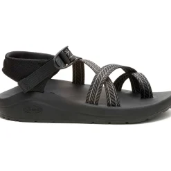 Z/ Adjustable Sandals|Sandals|Chaco Men's CushZ Toe-Loop Extra Cushioned Sandal Frond Black