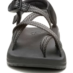 Z/ Adjustable Sandals|Sandals|Chaco Men's CushZ Toe-Loop Extra Cushioned Sandal Frond Black