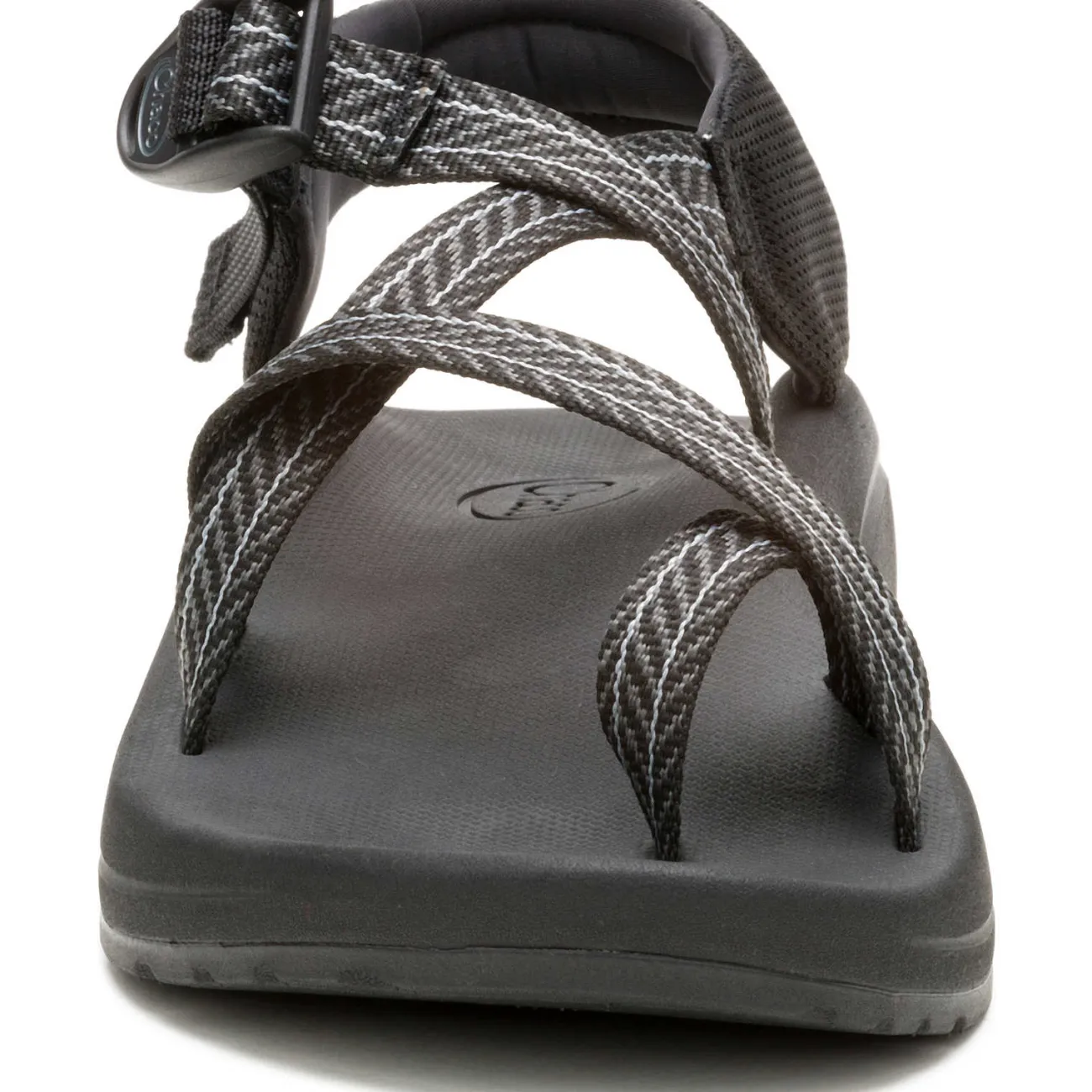 Z/ Adjustable Sandals|Sandals|Chaco Men's CushZ Toe-Loop Extra Cushioned Sandal Frond Black