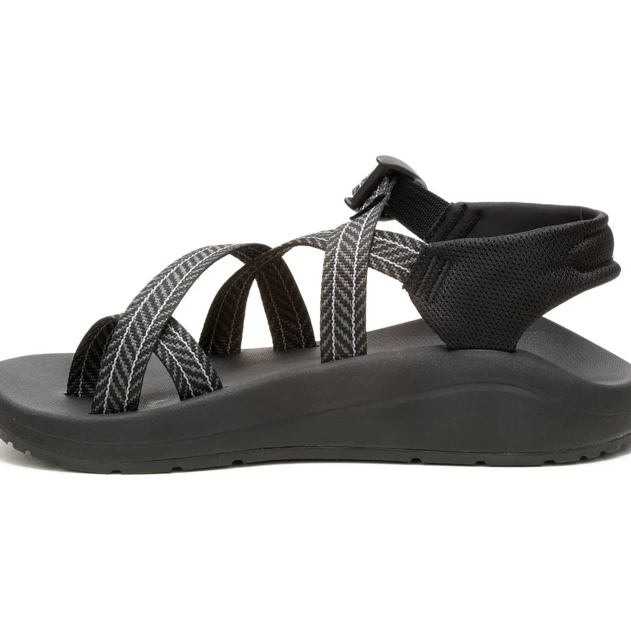 Z/ Adjustable Sandals|Sandals|Chaco Men's CushZ Toe-Loop Extra Cushioned Sandal Frond Black
