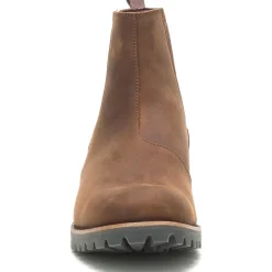 Boots|Chaco Men's Fields Chelsea Waterproof Boot Chestnut Brown