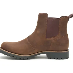 Boots|Chaco Men's Fields Chelsea Waterproof Boot Chestnut Brown