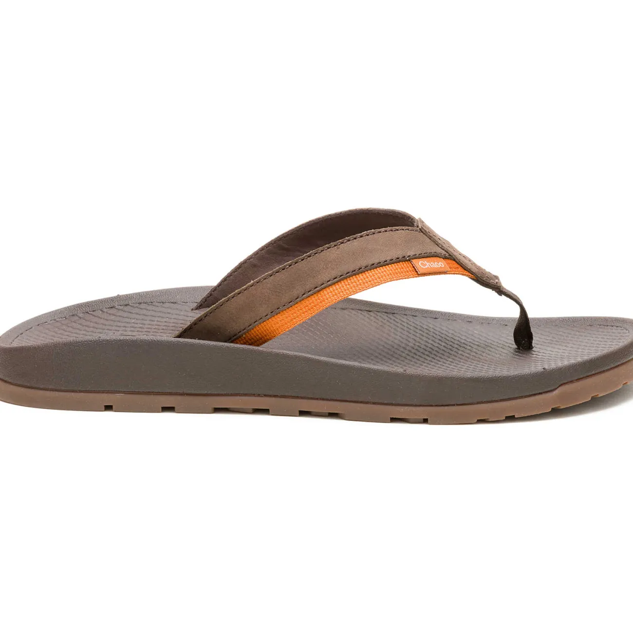Flip Flops|Sandals|Chaco Men's Lowdown Leather Flip Flop Coffee