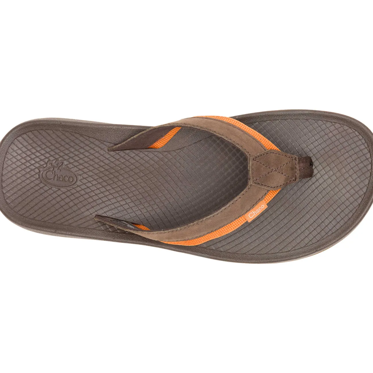 Flip Flops|Sandals|Chaco Men's Lowdown Leather Flip Flop Coffee
