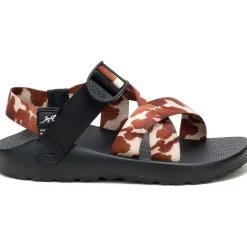 Z/ Adjustable Sandals|Sandals|Chaco Men's Mega Cow Z/1 Wide-Strap Classic Sandal Cow Print