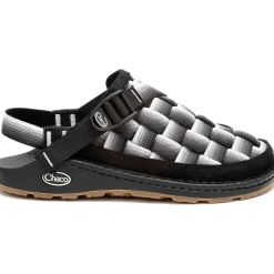 Clogs & Slip-Ons|Chaco Women's Canyon Woven Clog Fade Black & White