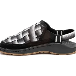 Clogs & Slip-Ons|Chaco Women's Canyon Woven Clog Fade Black & White