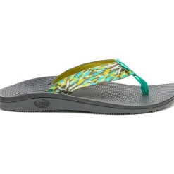 Flip Flops|Chaco Women's Classic Flip Flop Flare Caribbean