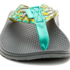 Flip Flops|Chaco Women's Classic Flip Flop Flare Caribbean