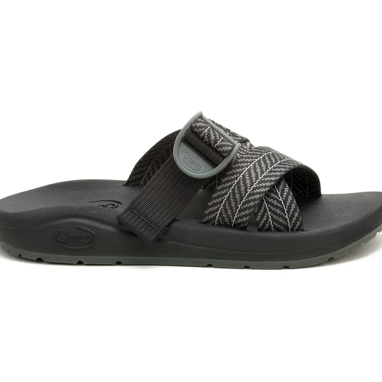 Slides|Sandals|Chaco Women's CushZ Extra Cushioned Slide Frond Black