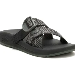 Slides|Sandals|Chaco Women's CushZ Extra Cushioned Slide Frond Black