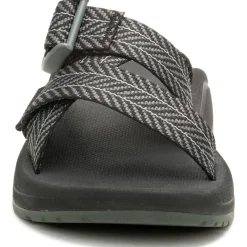 Slides|Sandals|Chaco Women's CushZ Extra Cushioned Slide Frond Black