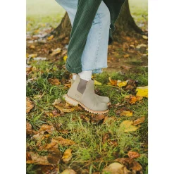 Boots|Chaco Women's Fields Chelsea Waterproof Boot Khaki Suede