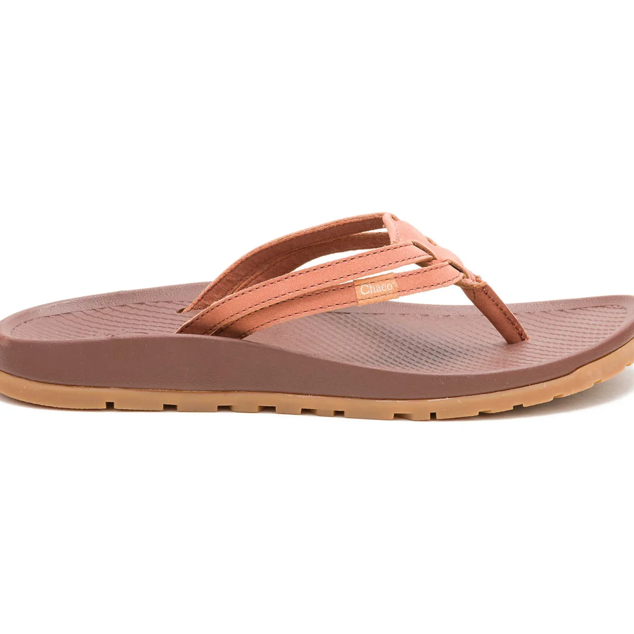 Flip Flops|Chaco Women's Lowdown Leather Flip Flop Burnt Chestnut