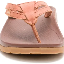 Flip Flops|Chaco Women's Lowdown Leather Flip Flop Burnt Chestnut