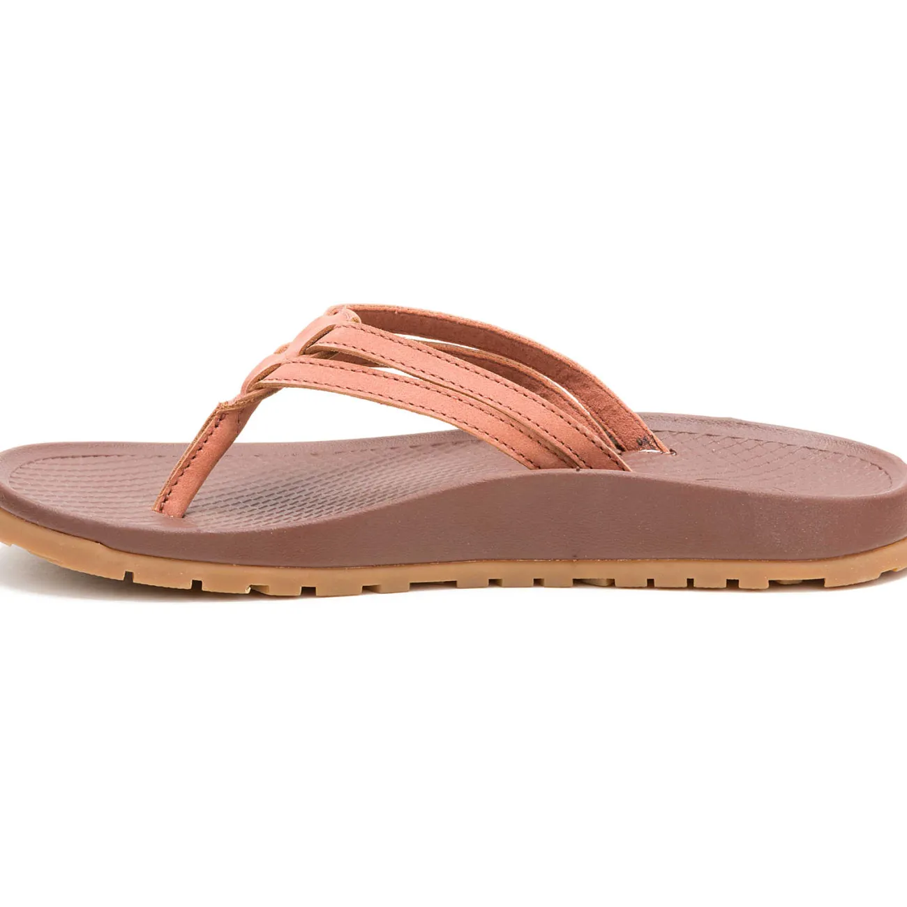 Flip Flops|Chaco Women's Lowdown Leather Flip Flop Burnt Chestnut