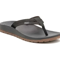 Flip Flops|Chaco Women's Lowdown Leather Flip Flop Black