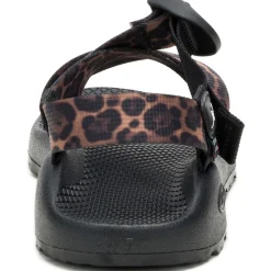 Z/ Adjustable Sandals|Sandals|Chaco Women's Mega Z/1 Wide-Strap Classic Sandal Brown Leopard