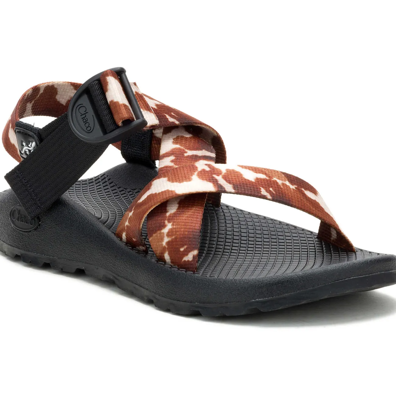 Z/ Adjustable Sandals|Sandals|Chaco Women's Mega Cow Z/1 Wide-Strap Classic Sandal Cow Print