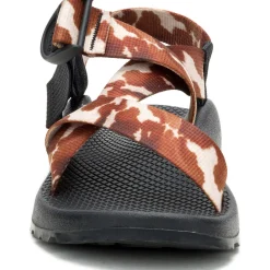 Z/ Adjustable Sandals|Sandals|Chaco Women's Mega Cow Z/1 Wide-Strap Classic Sandal Cow Print
