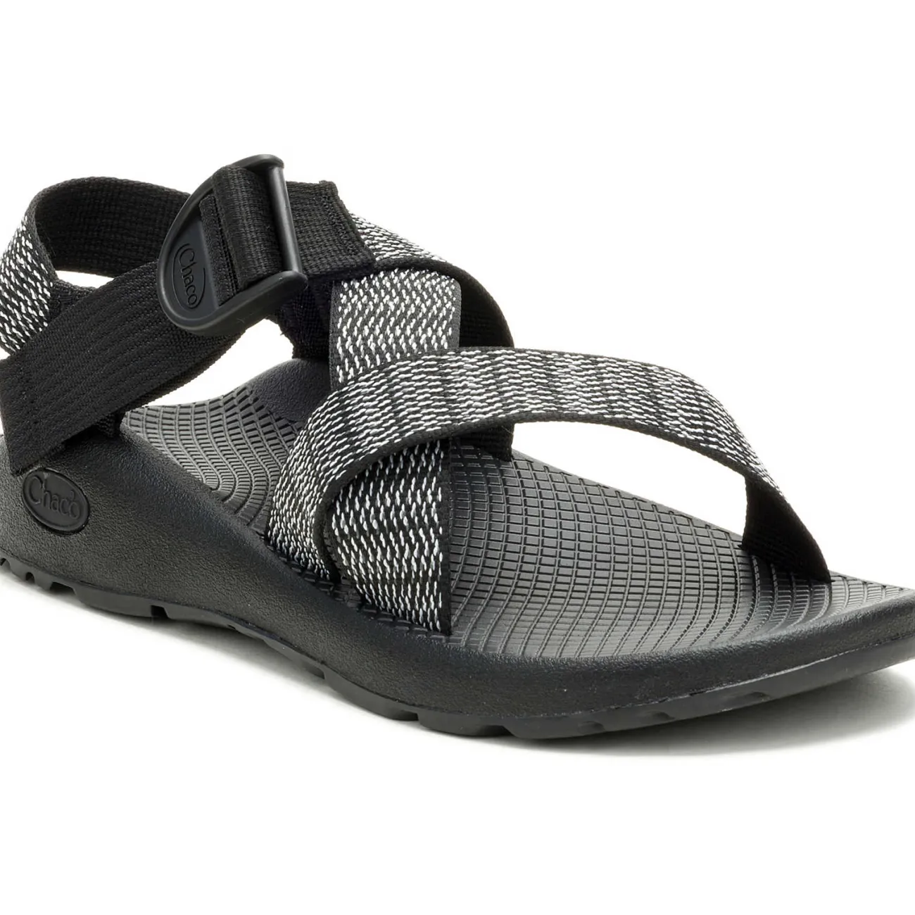 Z/ Adjustable Sandals|Chaco Women's Mega Z/1 Wide-Strap Classic Sandal Bit B&W