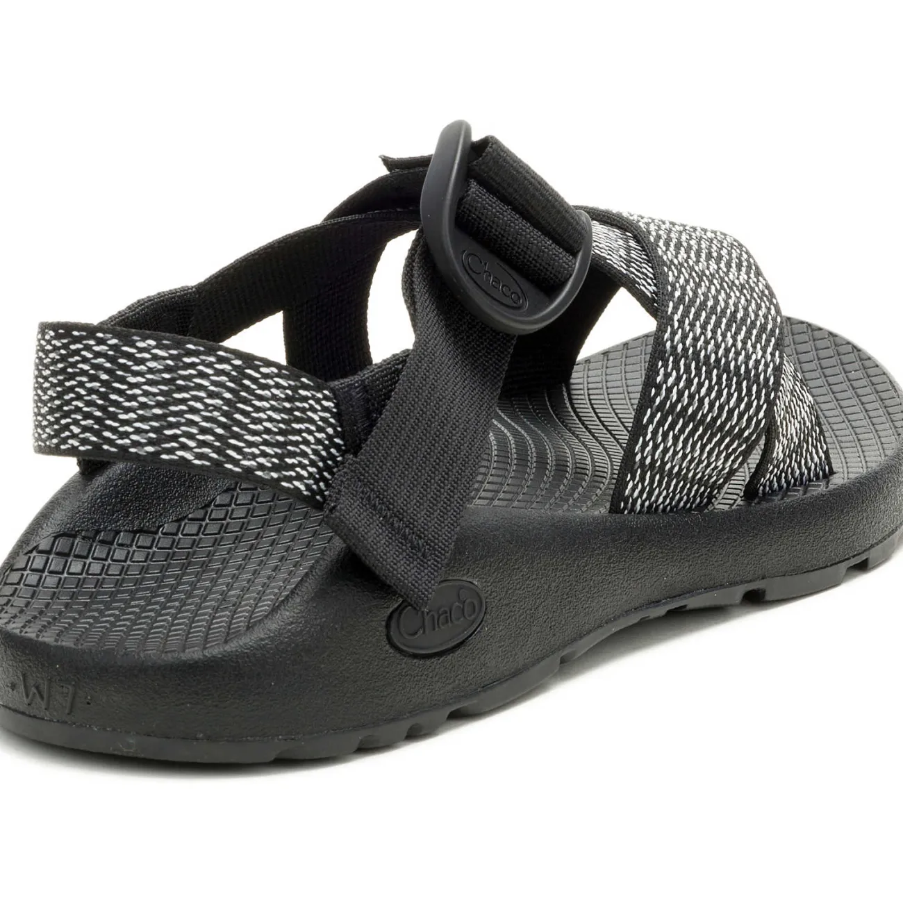 Z/ Adjustable Sandals|Chaco Women's Mega Z/1 Wide-Strap Classic Sandal Bit B&W