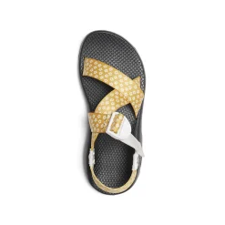 Z/ Adjustable Sandals|Chaco Women's Mega Z/1 Wide-Strap Classic Sandal Tiny Blooms Mustard
