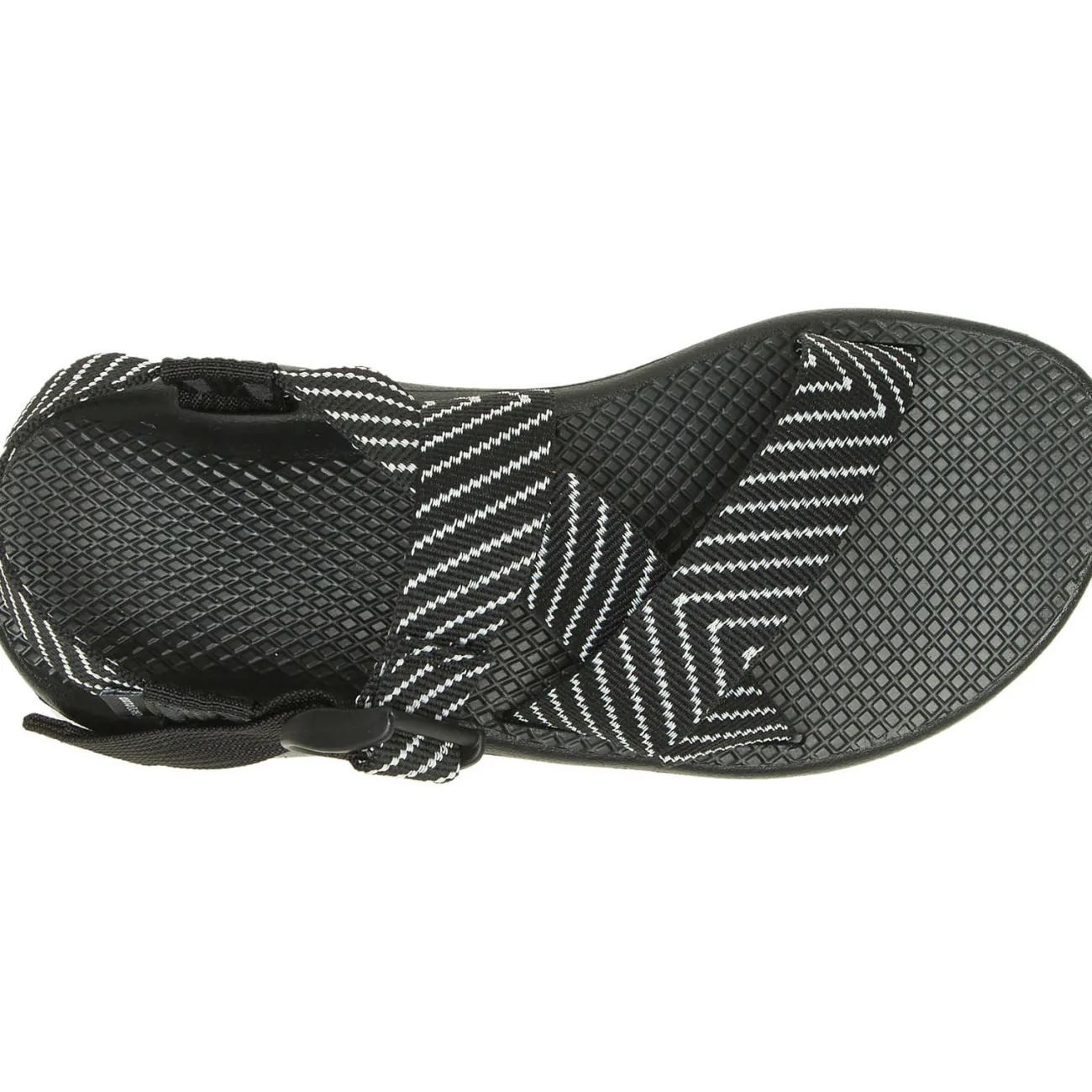 Z/ Adjustable Sandals|Chaco Women's Mega Z/Cloud Wide-Strap Cushioned Sandal Vibin B+W