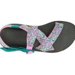 Z/ Adjustable Sandals|Chaco Women's Mega Z/Cloud Wide-Strap Cushioned Sandal Spray Teal