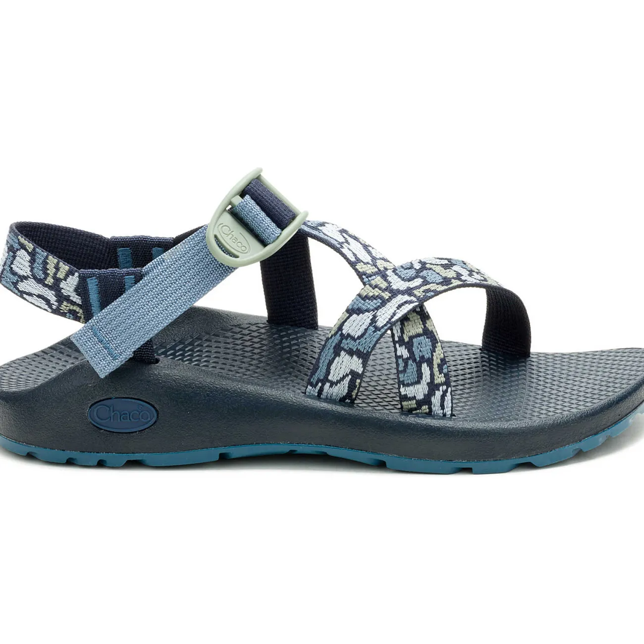 Z/ Adjustable Sandals|Chaco Women's Z/1 Adjustable Strap Classic Sandal Pebble Navy Night