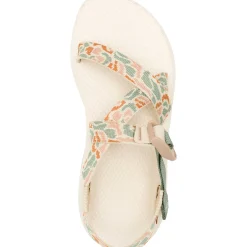 Sandals|Chaco Women's Z/Cloud Adjustable Strap Wide-Width Cushioned Sandal Pebble Sage