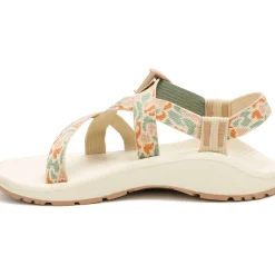Sandals|Chaco Women's Z/Cloud Adjustable Strap Wide-Width Cushioned Sandal Pebble Sage